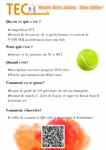 Description des matchs libres 2023