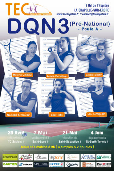 Notre équipe femmes 1 en pré-national 2023