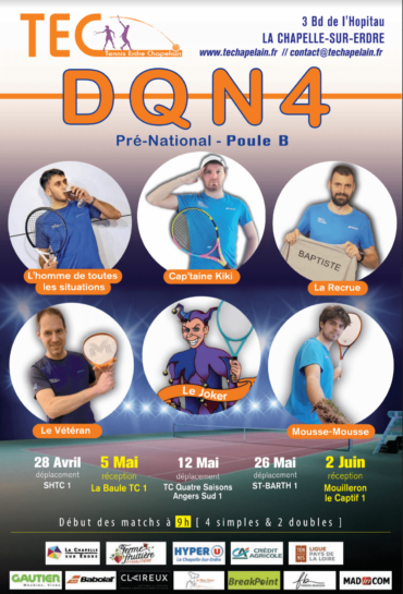 Notre équipe hommes 1 en pré-national 2024